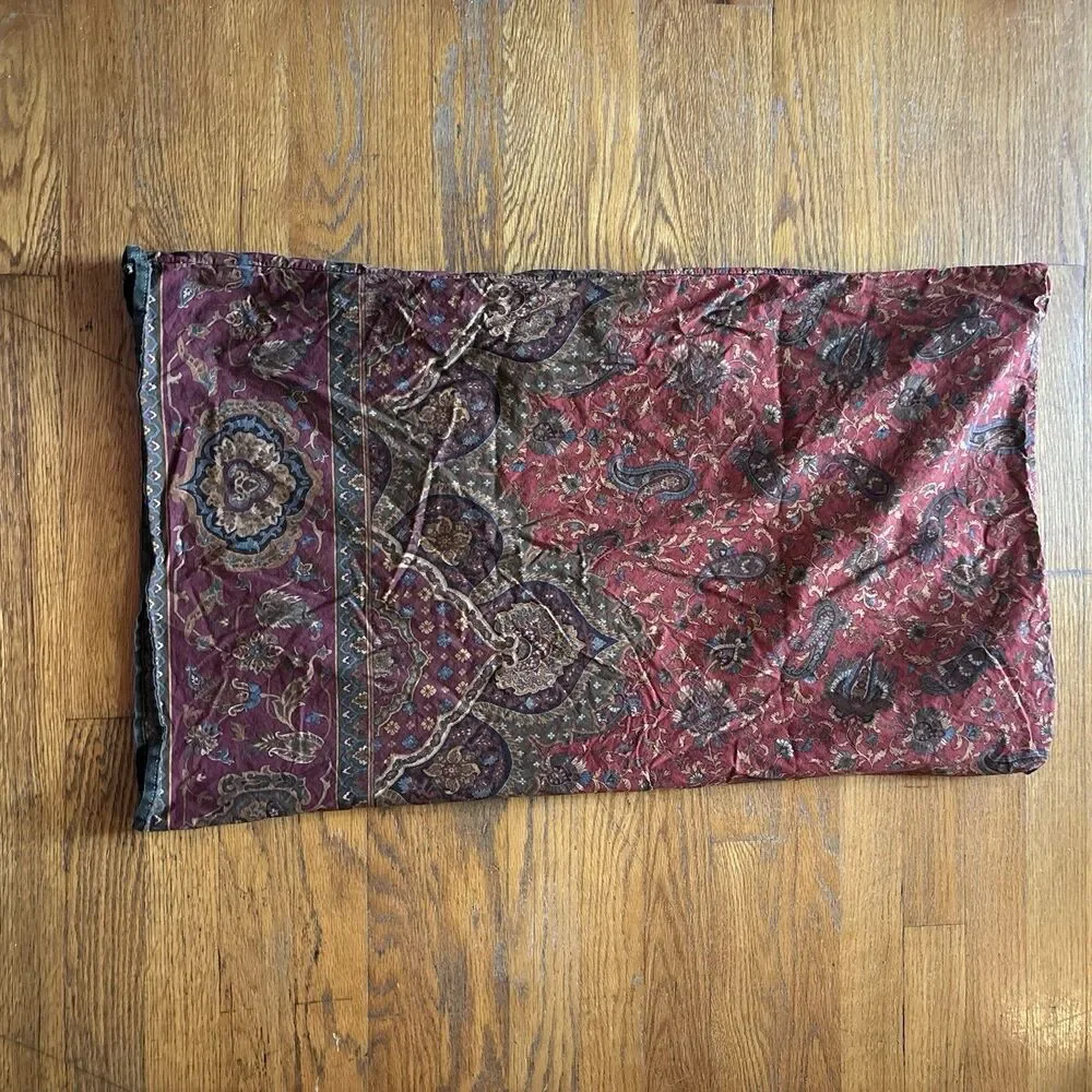 VTG Ralph Lauren Home Equestrian Paisley Standard Pillowcases Shams Set /4
